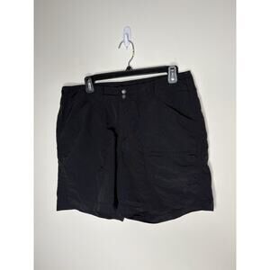 Bimini Bay Outfitters Ltd Shorts Womens Size 10 Black Nylon High Rise 6" Inseam